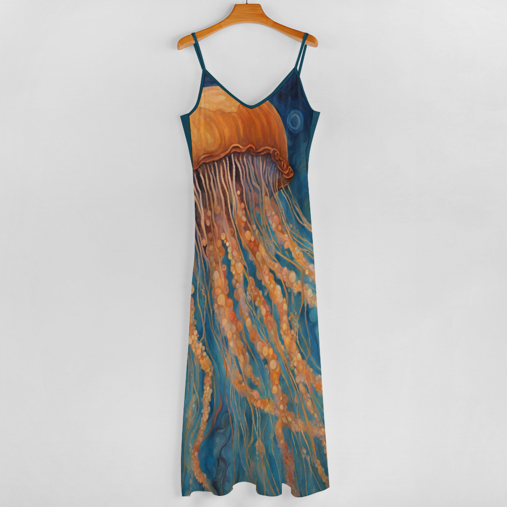 Man of War Women's Summer Fashion Maxi Slip Dress