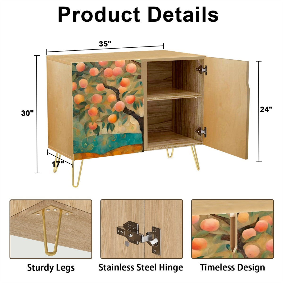 Wooden Storage Cabinet