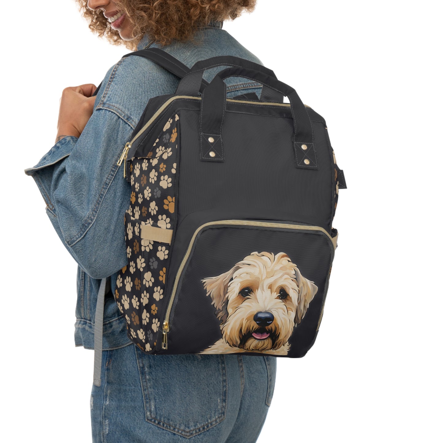Wheaten Terrier Multifunctional Backpack