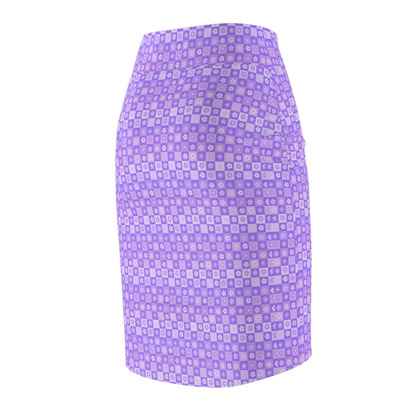Lavender Petals Women's Pencil Skirt