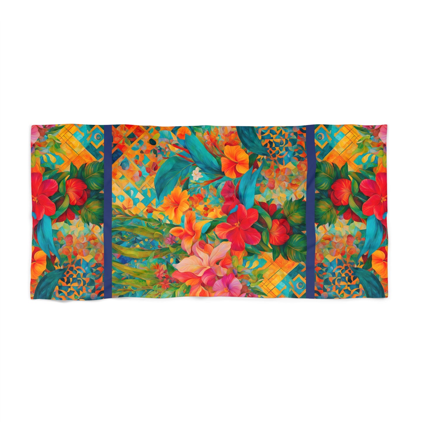 Aria Floral Beach Towel