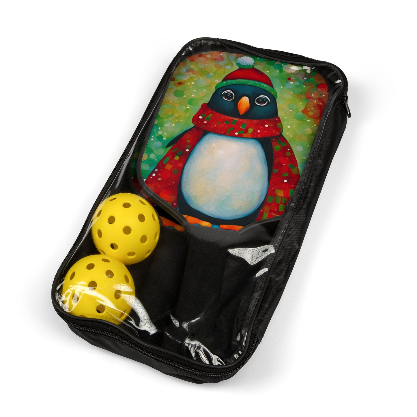 Christmas Penguin Pickleball Kit