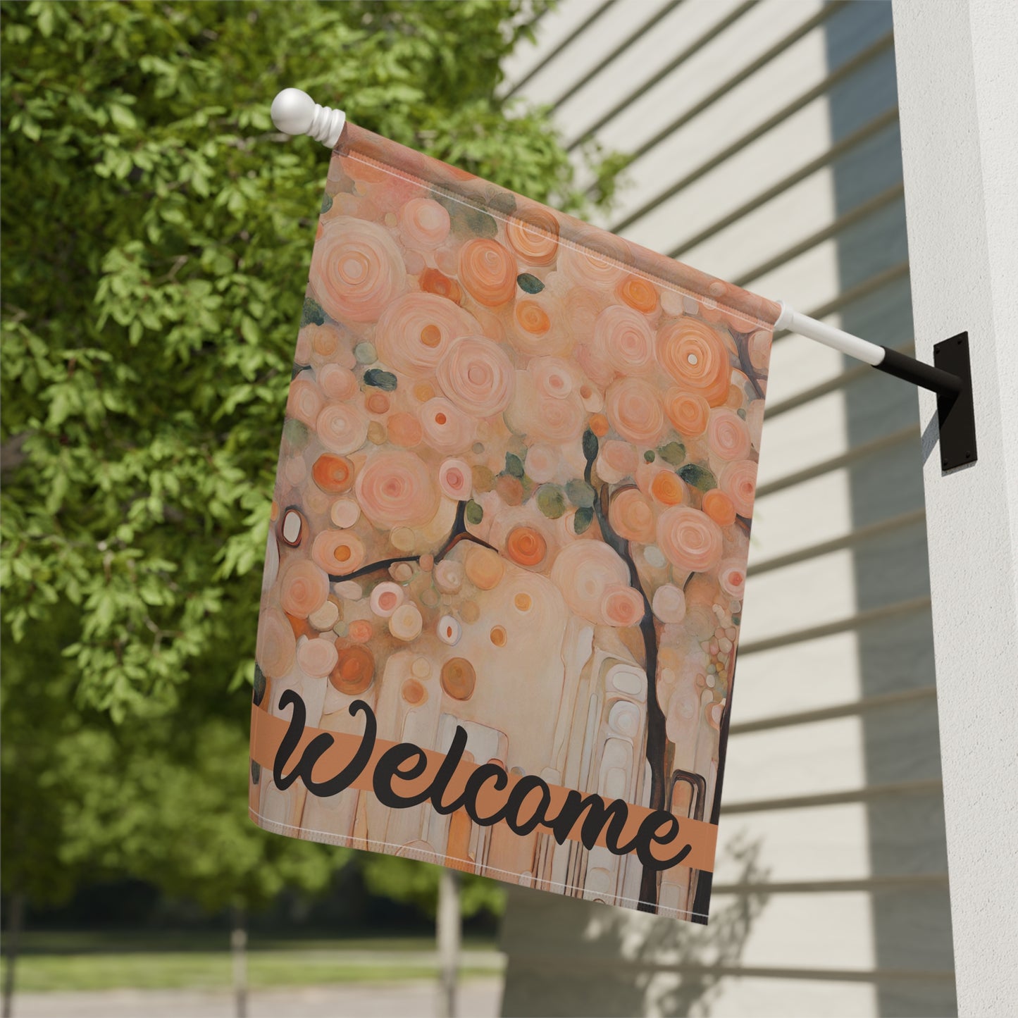 Spring Garden Welcome 2-Sided Garden & House Flag/Banner