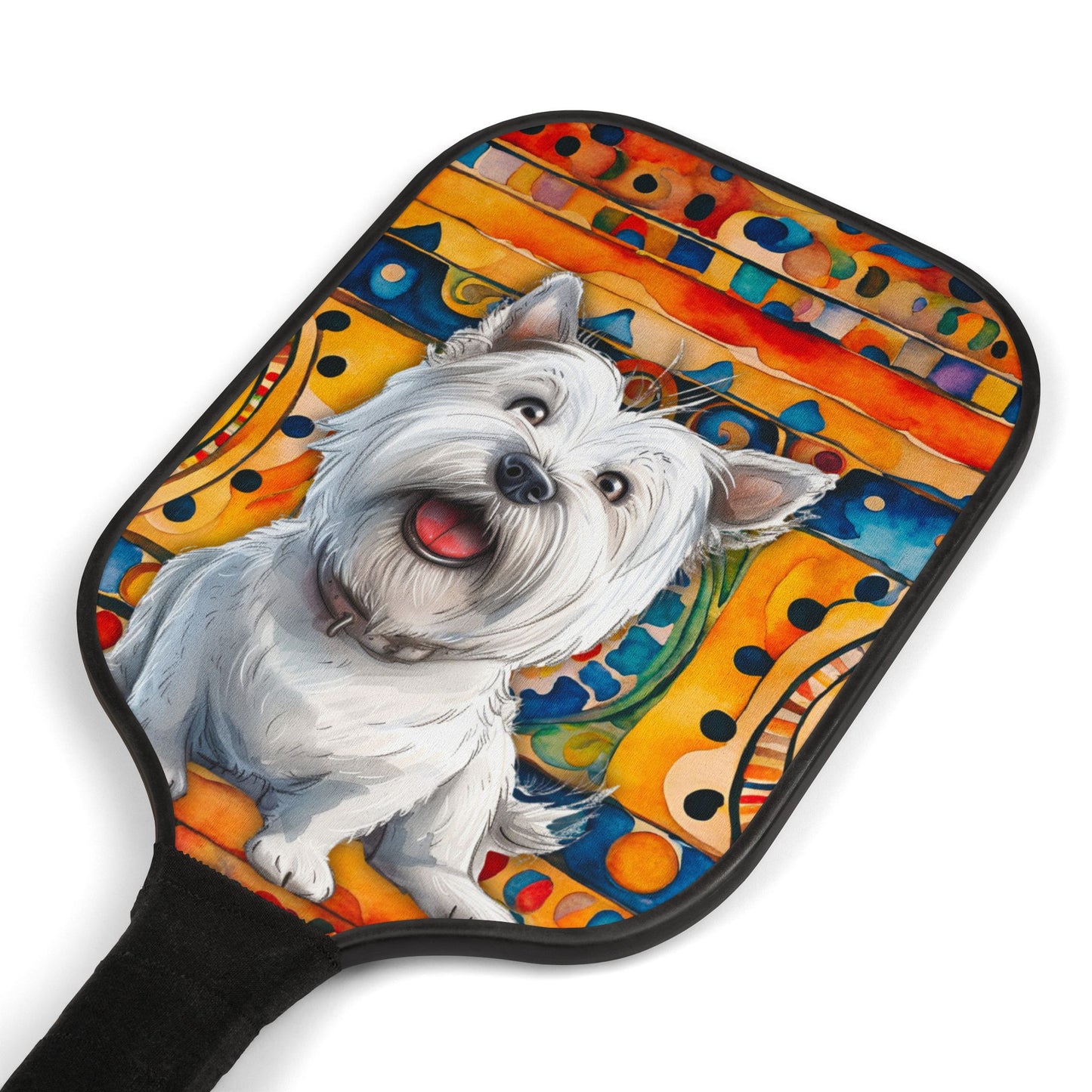 Playful Westie Pickleball Kit
