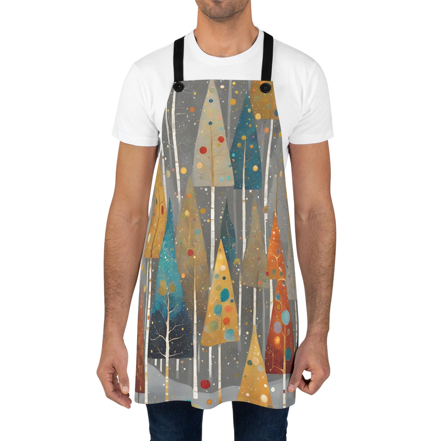 Vintage Christmas Trees Apron