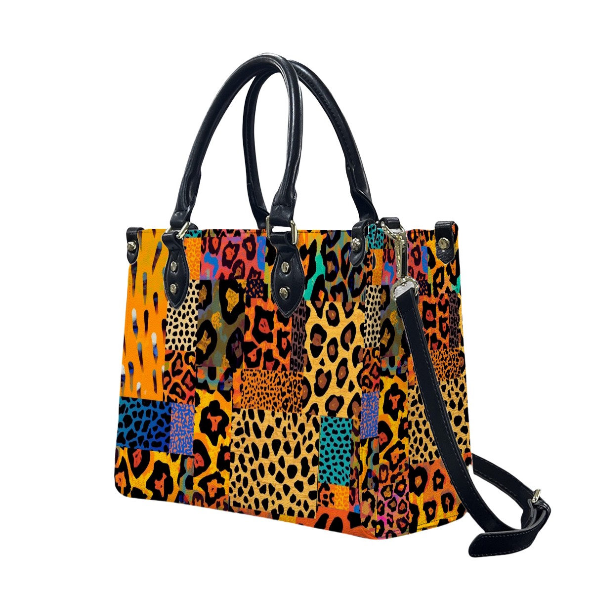 Animal Print Women's PU Leather Shoulder Handbag