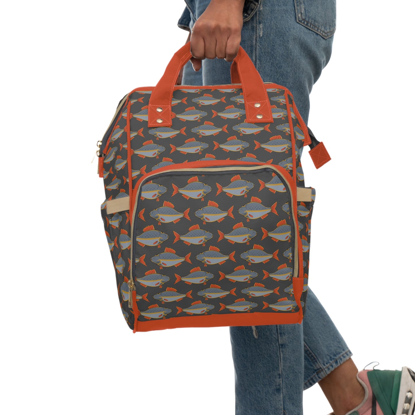 Good Catch Fish Multifunctional Diaper Backpack