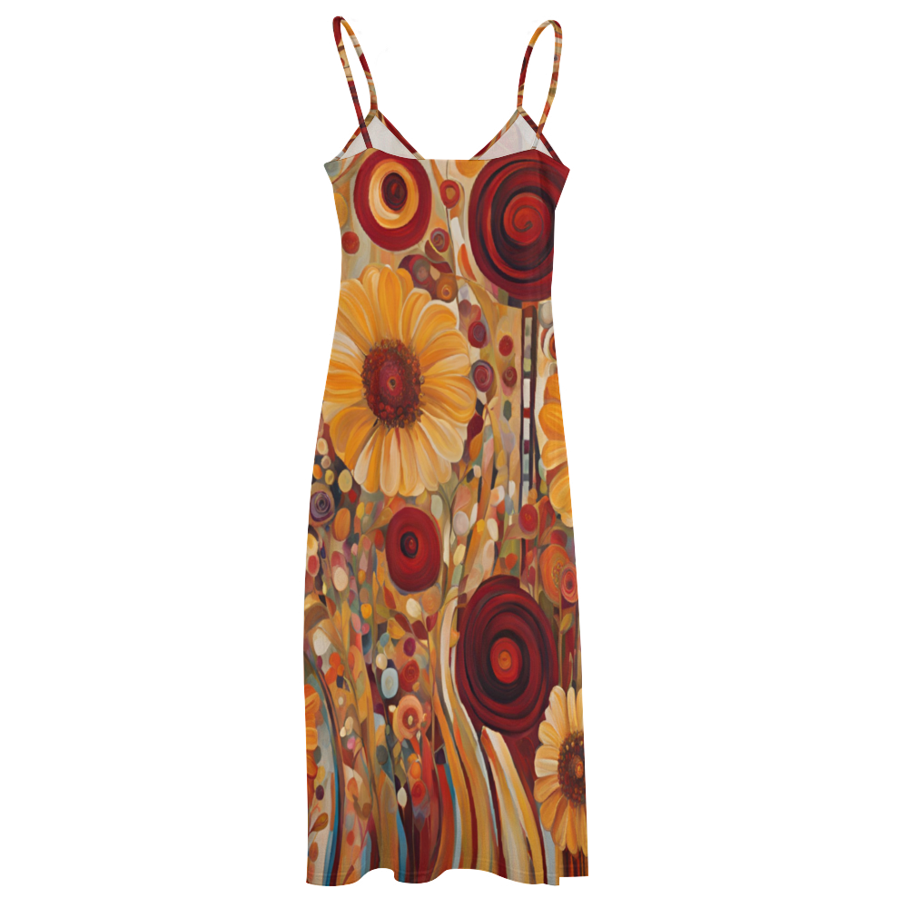 Blooms Women's Summer Fashion Maxi Slip Dress