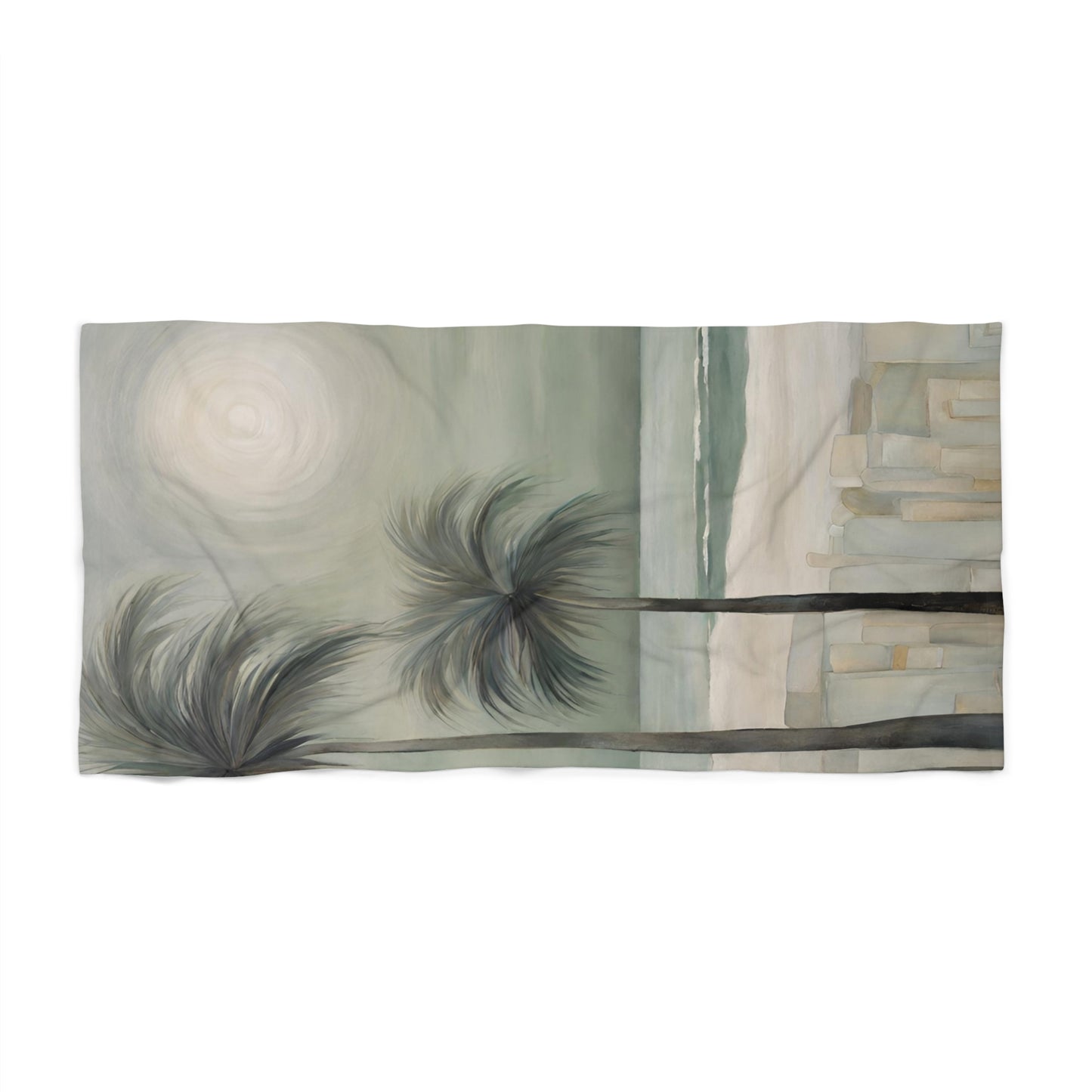 Tranquil Beach Beach Towel