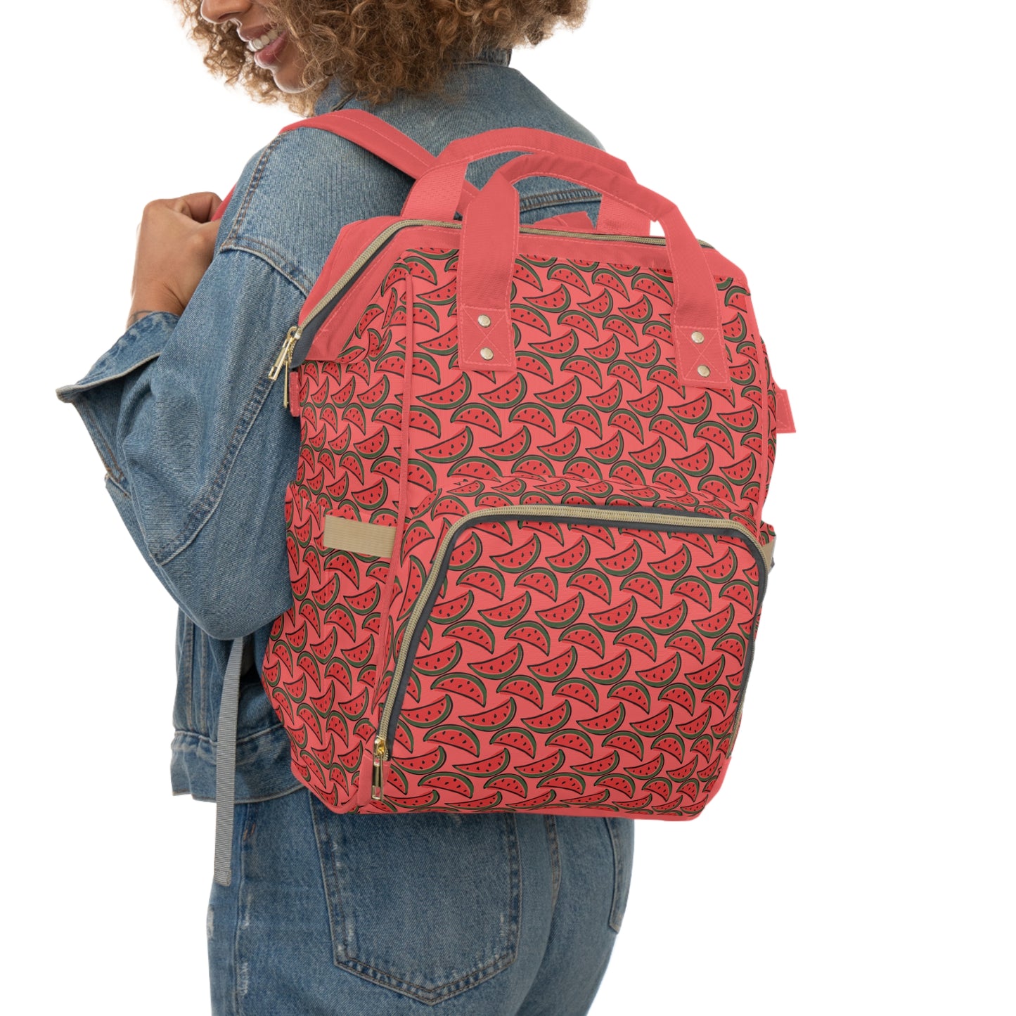 Watermelon Multifunctional Diaper Backpack