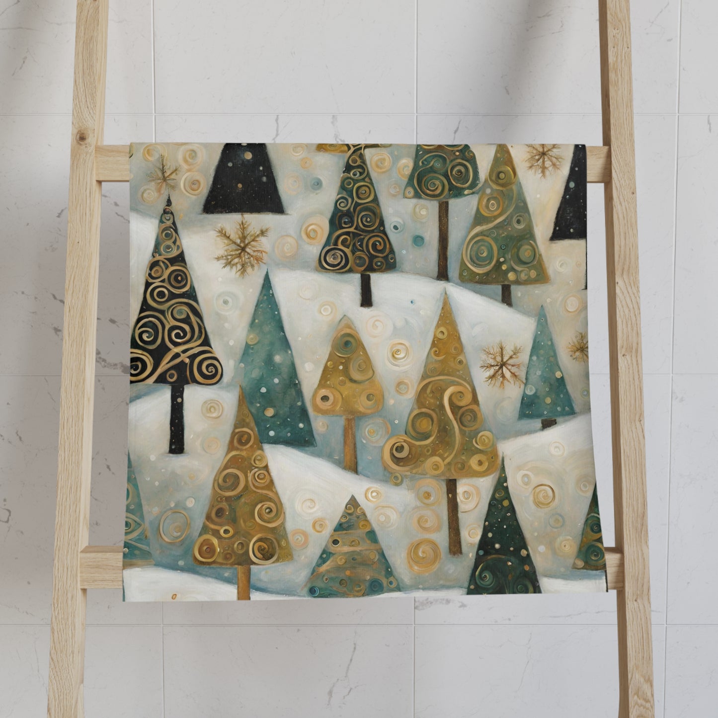 Festive Forest Hand Towel
