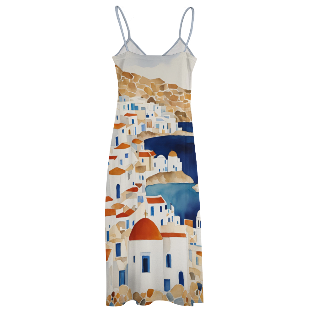Mykonos Women's Summer Fashion Maxi Slip Dress