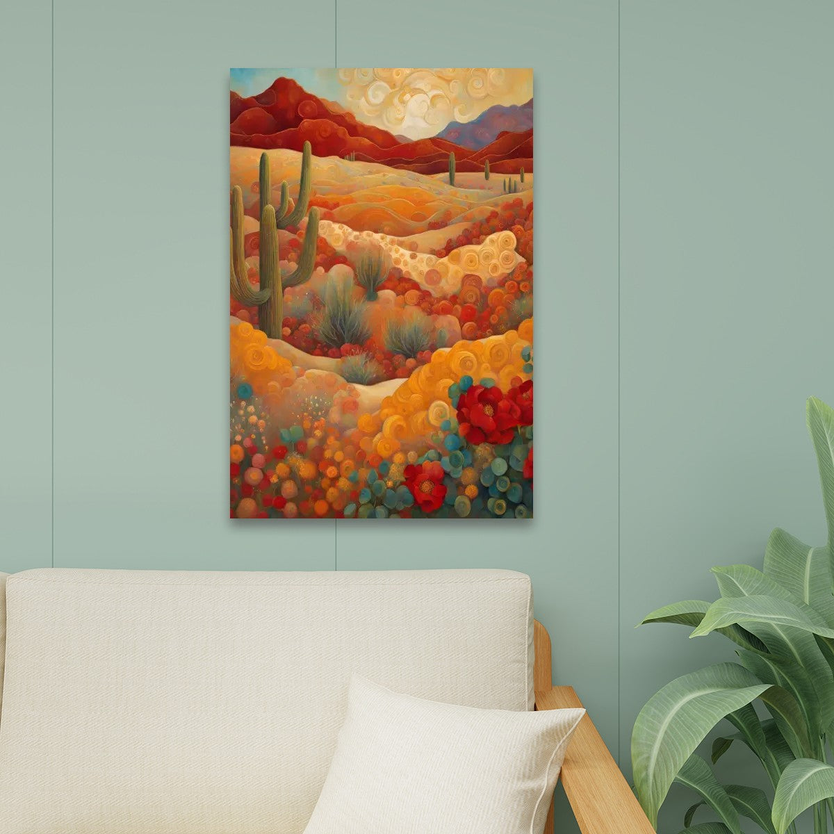 24" x 36" Stretched Canvas Print Wall Art (Made in USA)