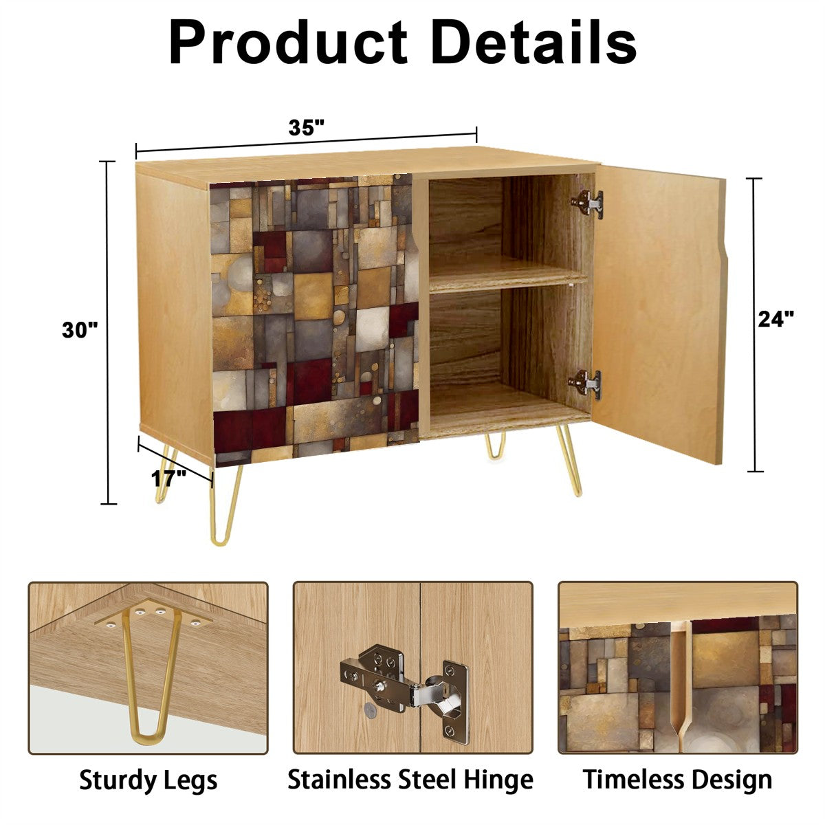 Wooden Storage Cabinet