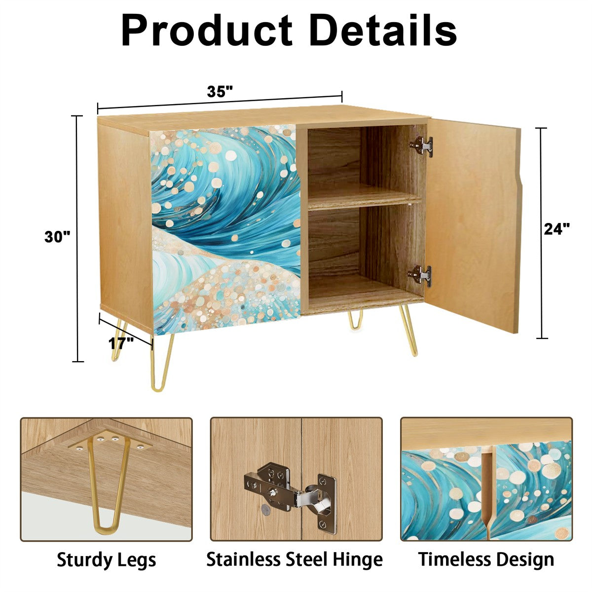 Wooden Storage Cabinet