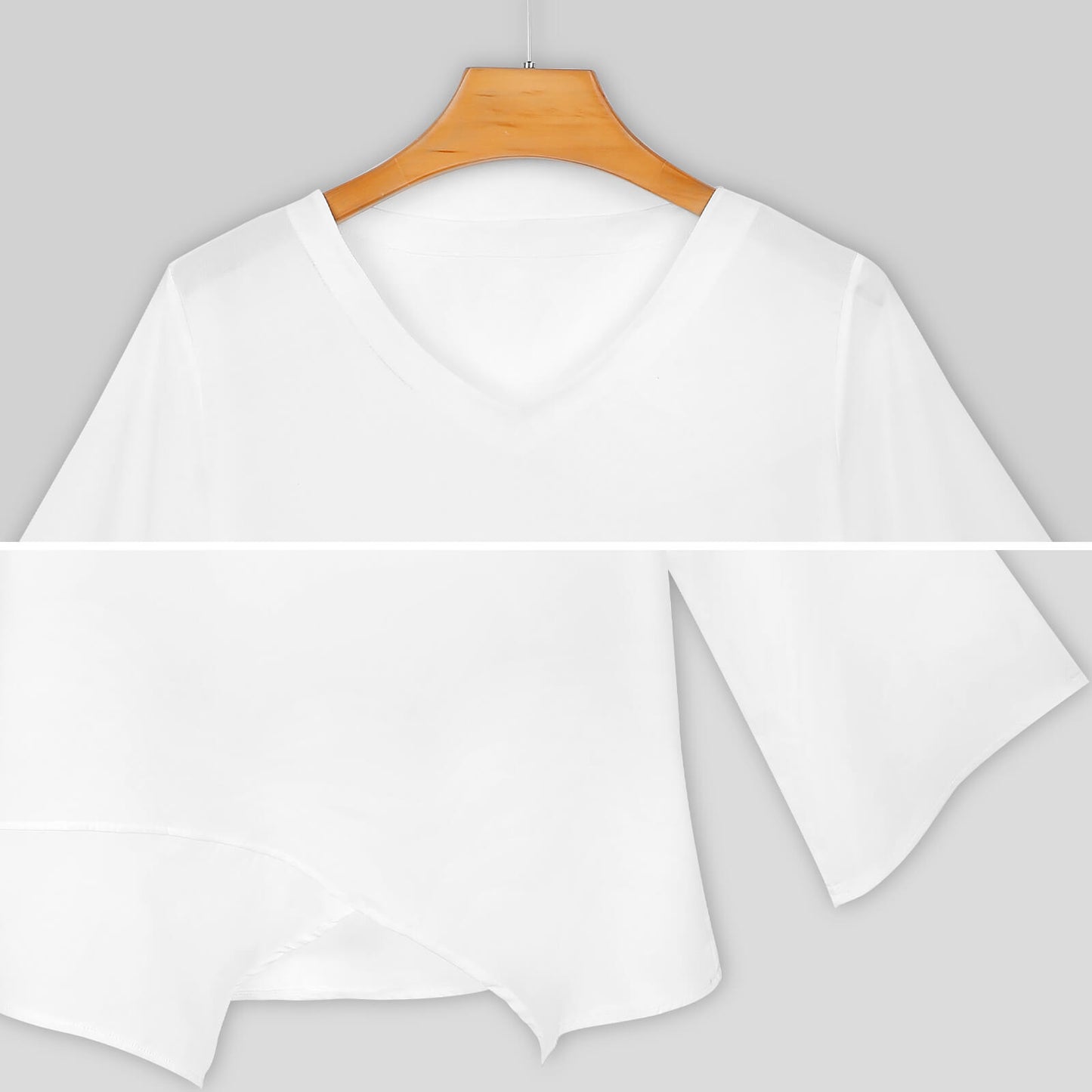 Tonnie Loose-Fit Chiffon Long-Sleeve Top