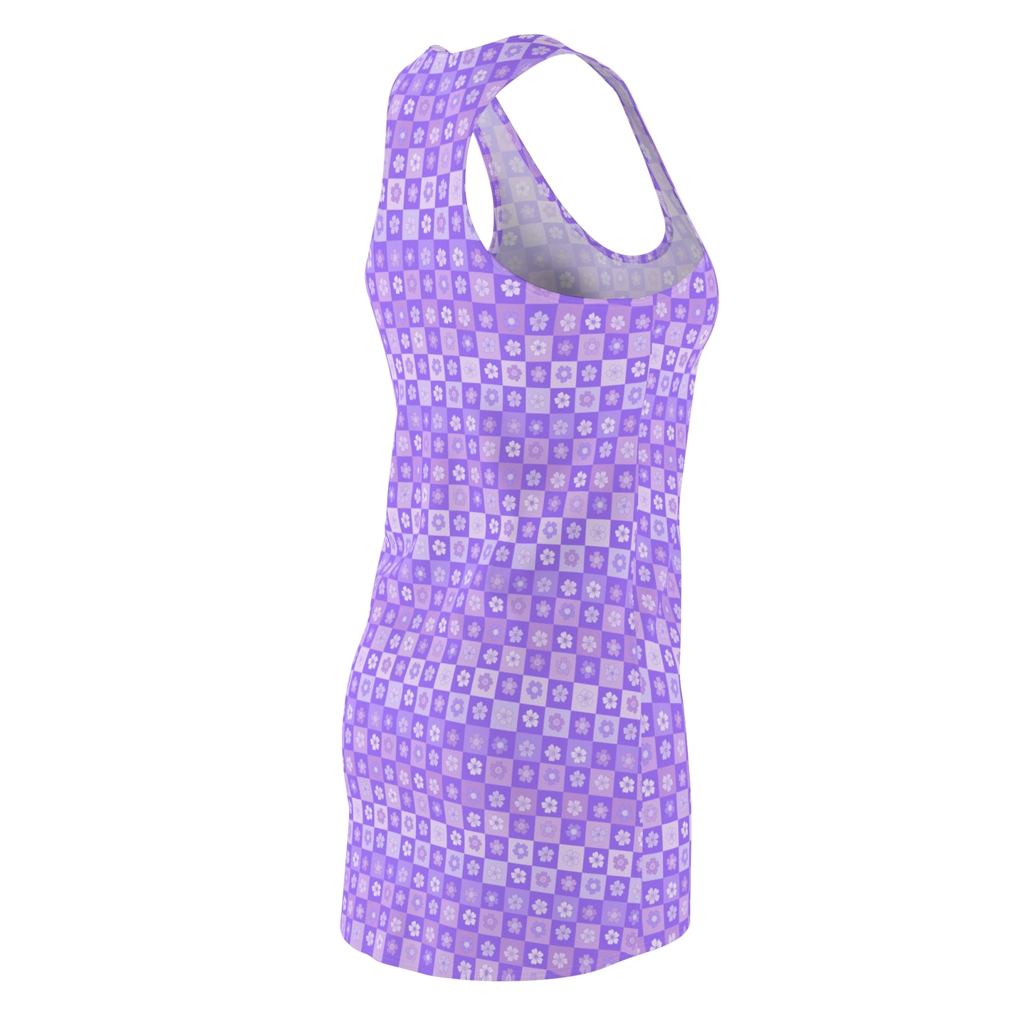 Lavender Petals Women's Racerback Dress