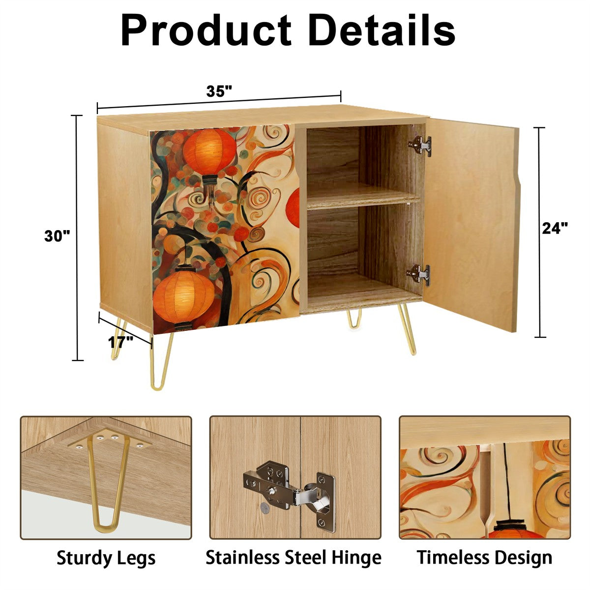 Wooden Storage Cabinet