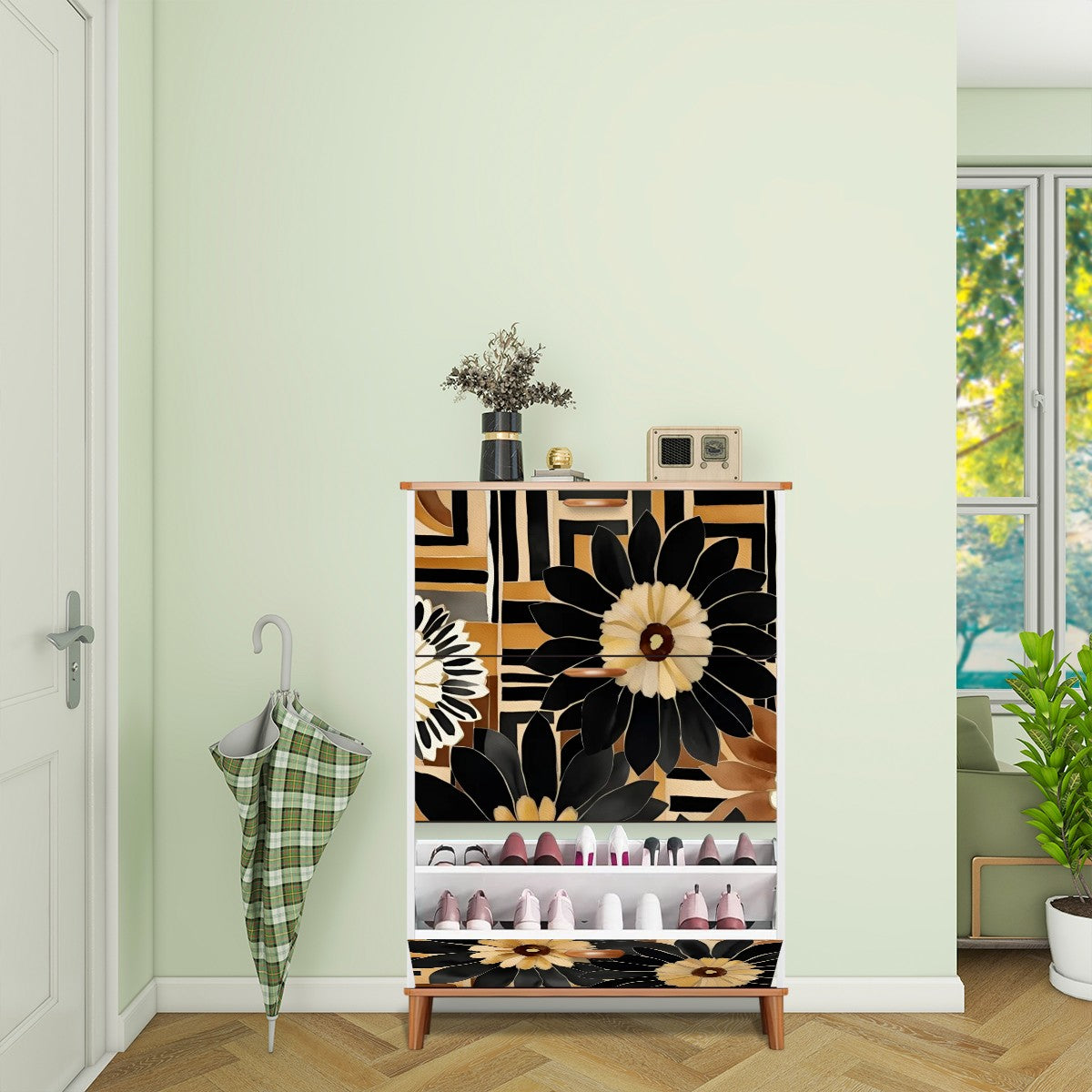 Shanel Shoe Cabinet (Made in USA)