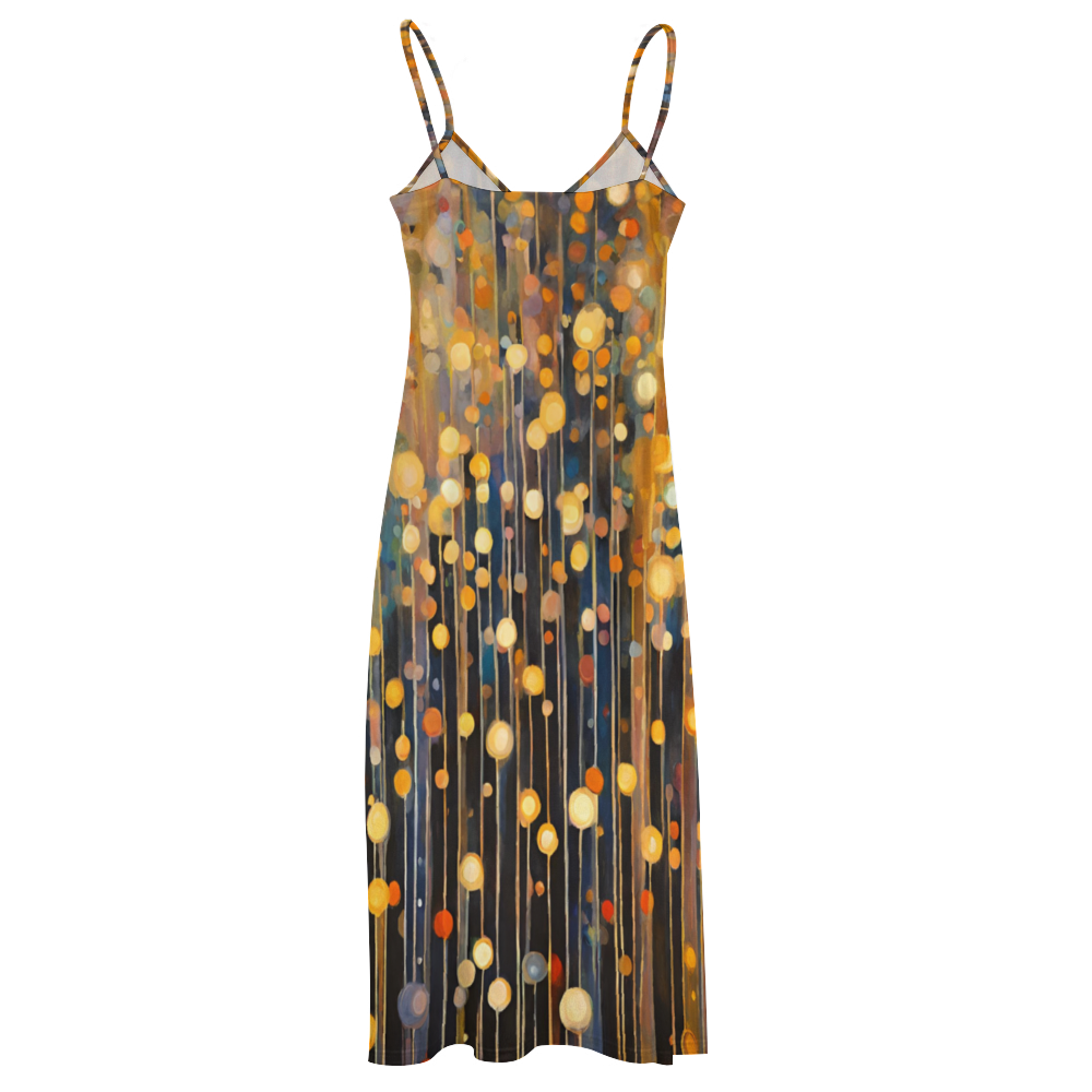 Lights Women's Summer Fashion Maxi Slip Dress