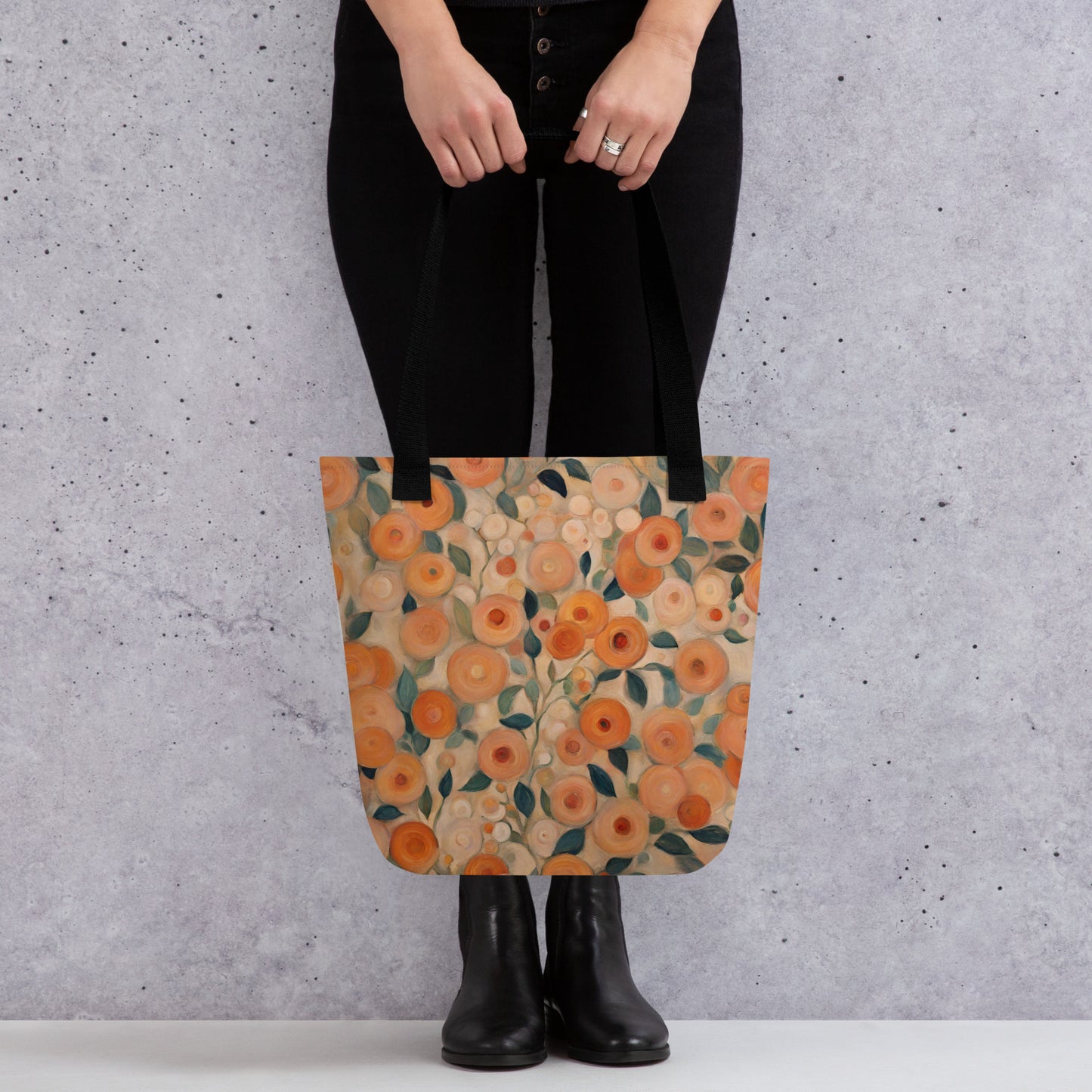 Citrus Floral Tote bag