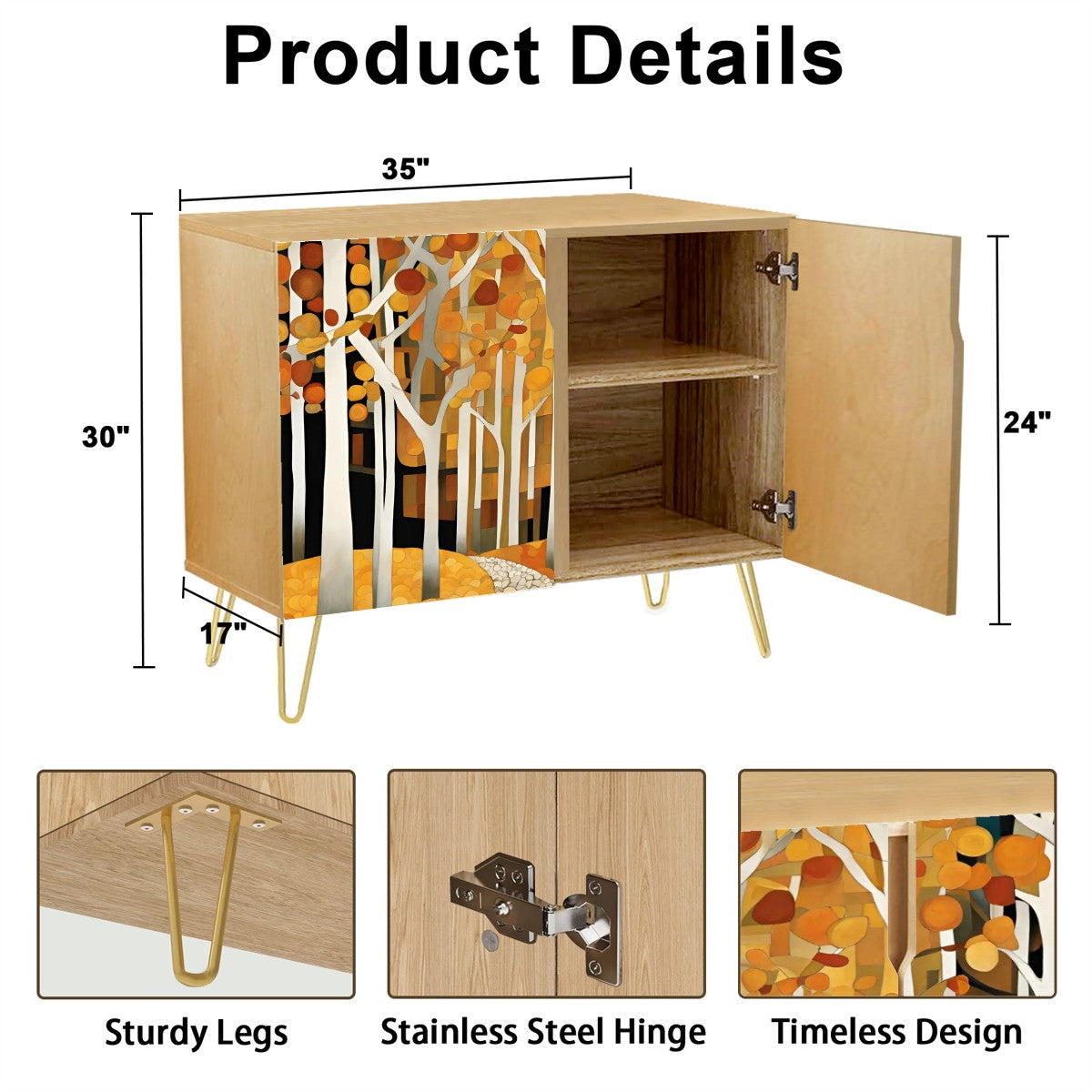 Wooden Storage Cabinet