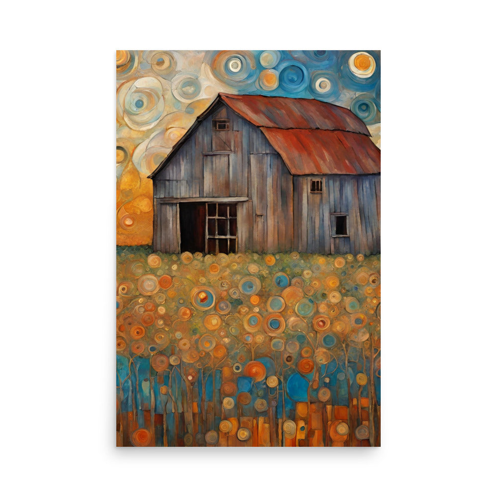 Old Barn Poster