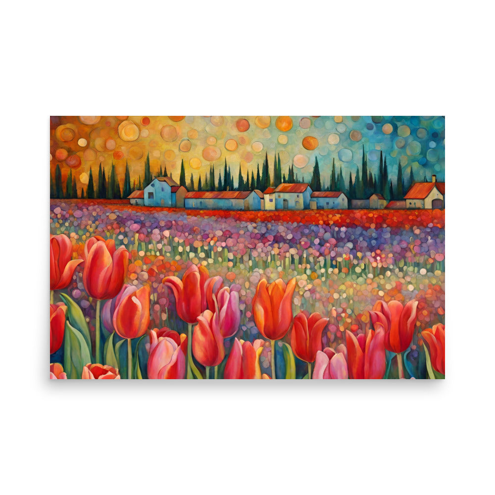 Tulip Farm Poster