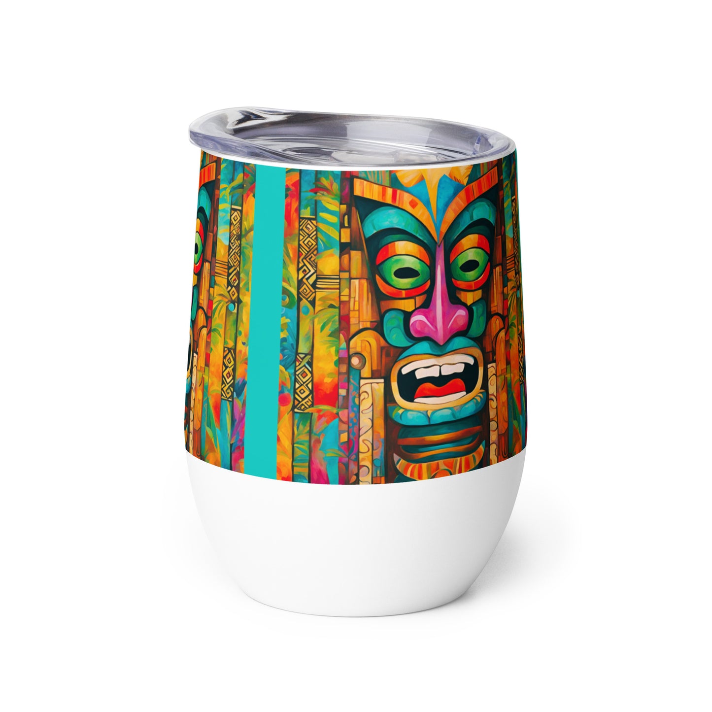 Tiki Jive Wine tumbler