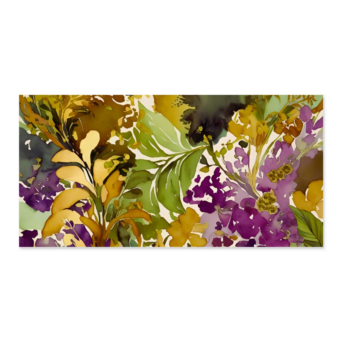 60" x 30" Printed Canvas Fabric Wall Art - No Frame (Made in USA)