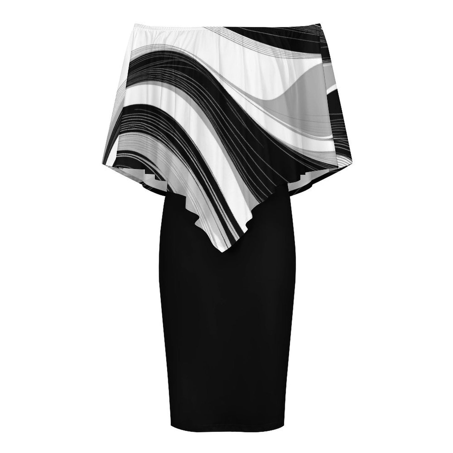 Gatsby Women's Off-shoulder Shawl Dress