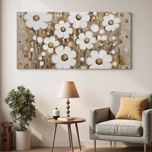 60" x 30" Printed Canvas Fabric Wall Art - No Frame (Made in USA)