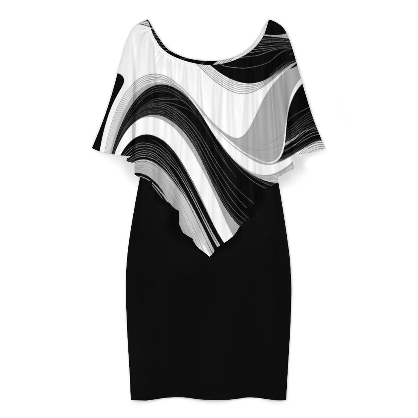 Gatsby Women's Off-shoulder Shawl Dress