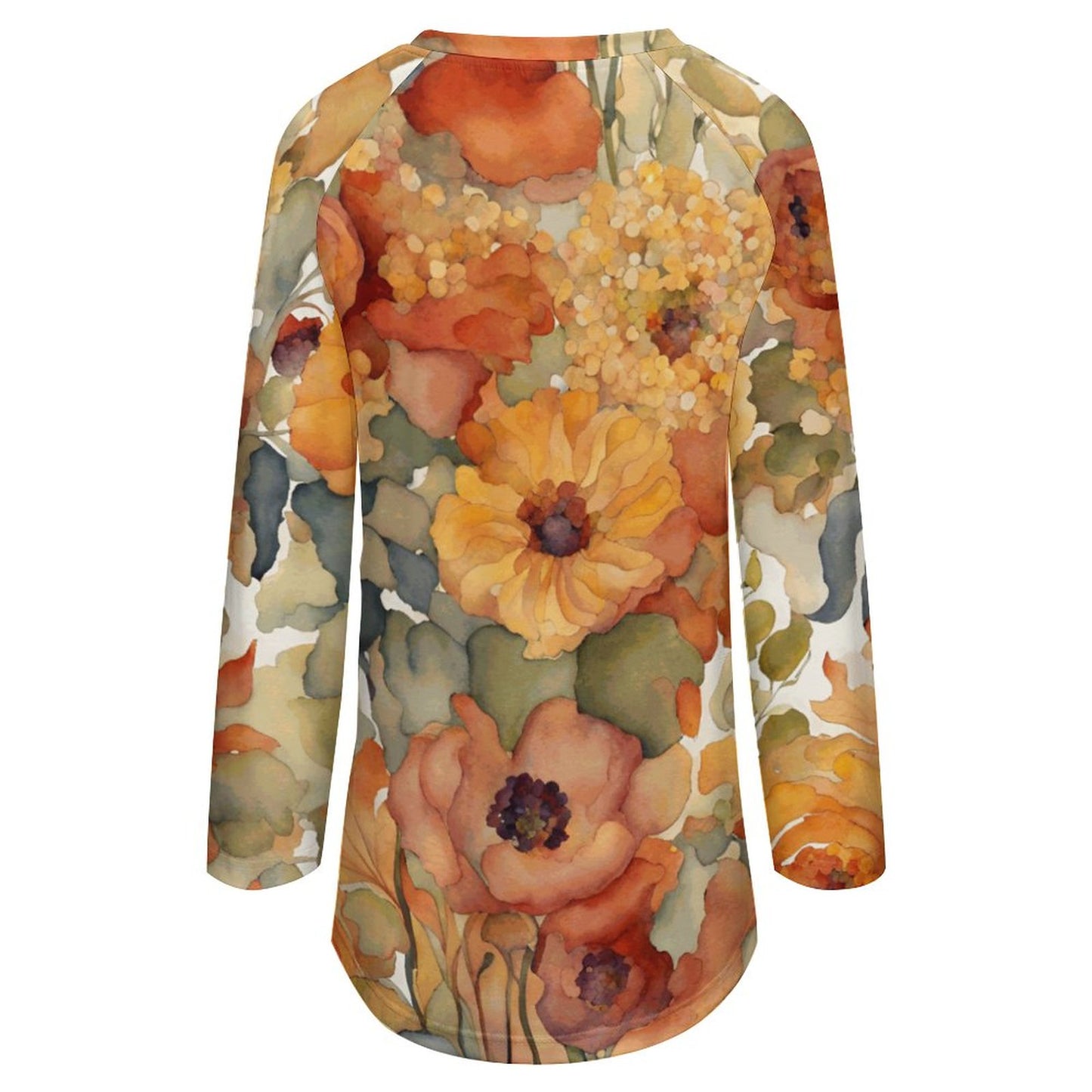 Amber Women's Long Sleeve U-Neck T-Shirt