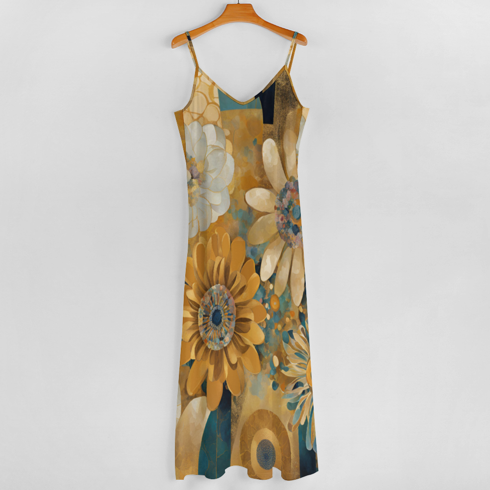 Turnkey Women's Summer Fashion Maxi Slip Dress