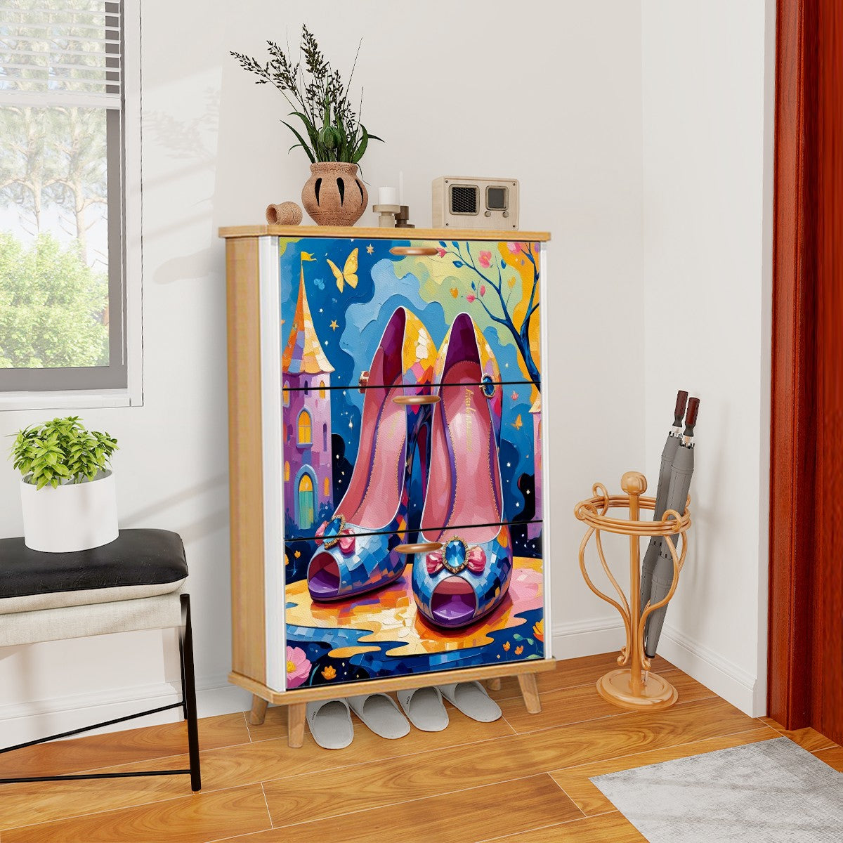 Shoe Cabinet (Made in USA)