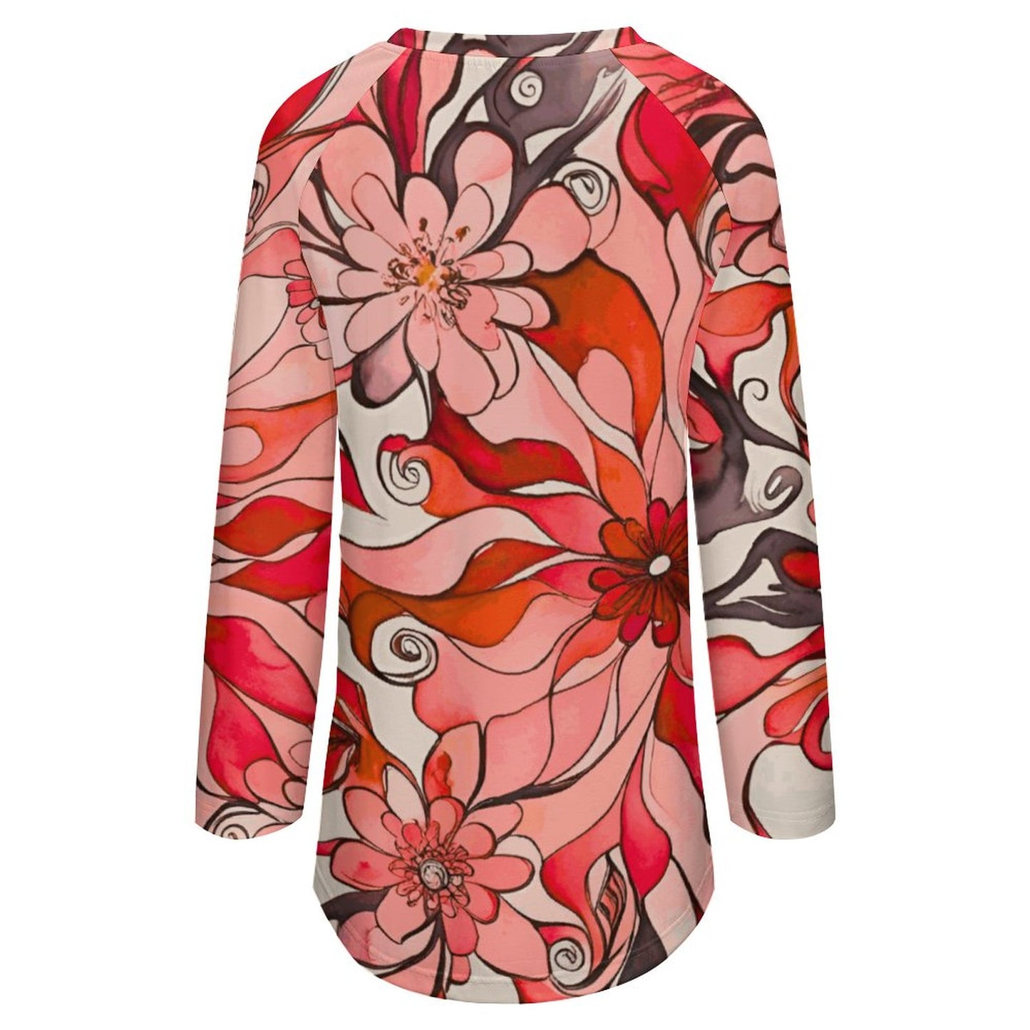 Aubrey Women's Long Sleeve U-Neck T-Shirt