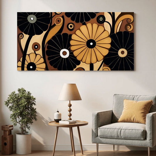 60" x 30" Printed Canvas Fabric Wall Art - No Frame (Made in USA)