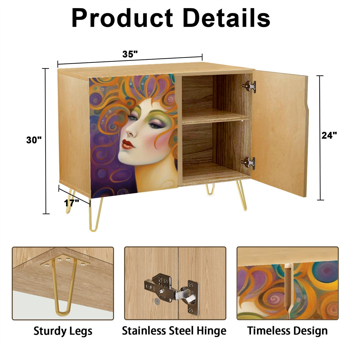 Wooden Storage Cabinet