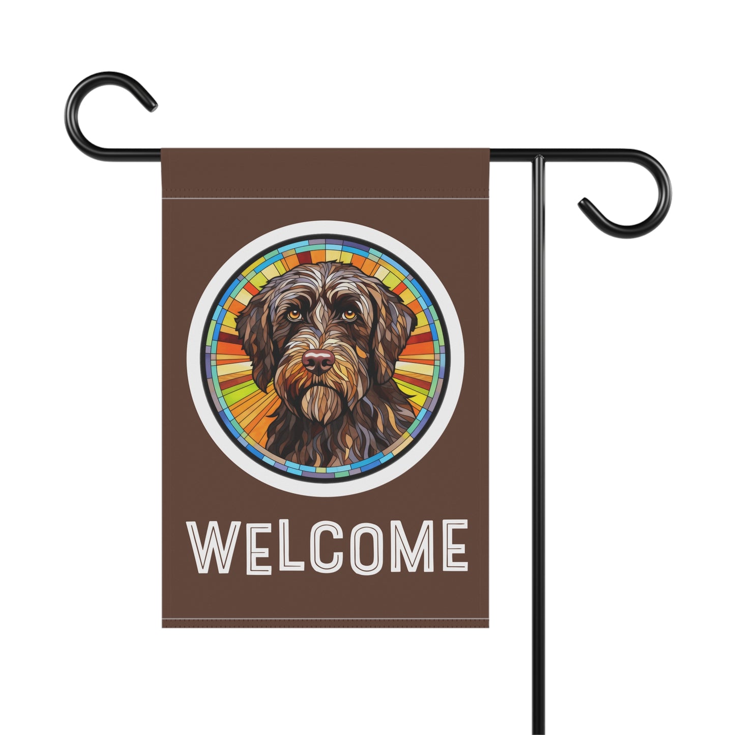 Griffon Welcome 2-Sided Garden & House Flag/Banner