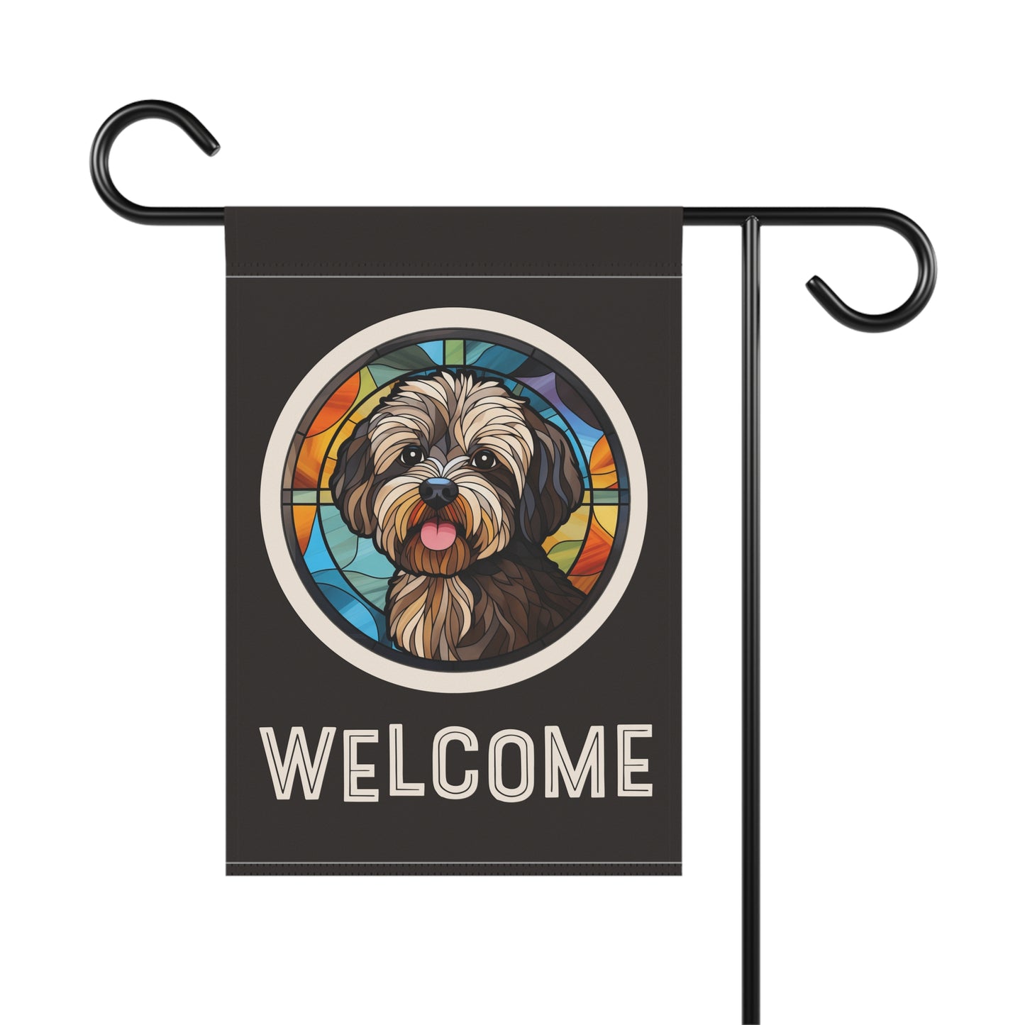 Havanese Welcome 2-Sided Garden & House Flag/Banner