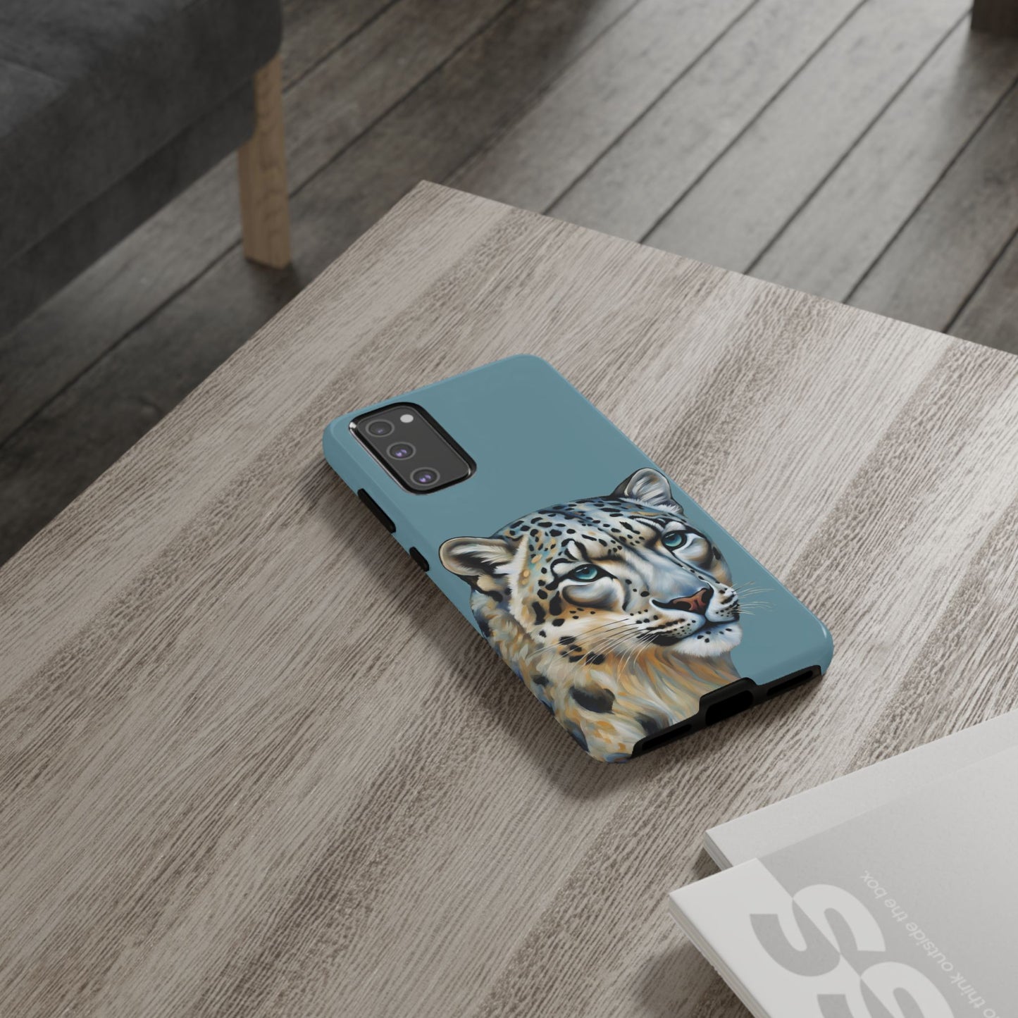 Snow Leopard iPhone Samsung Galaxy Google Pixel Tough Cases