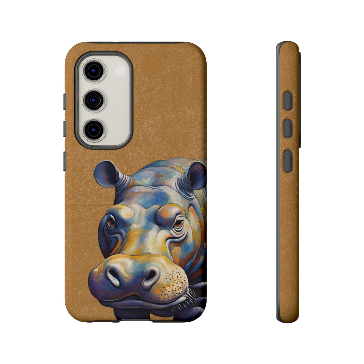 Hippo Wildlife iPhone Samsung Galaxy Google Pixel Tough Cases