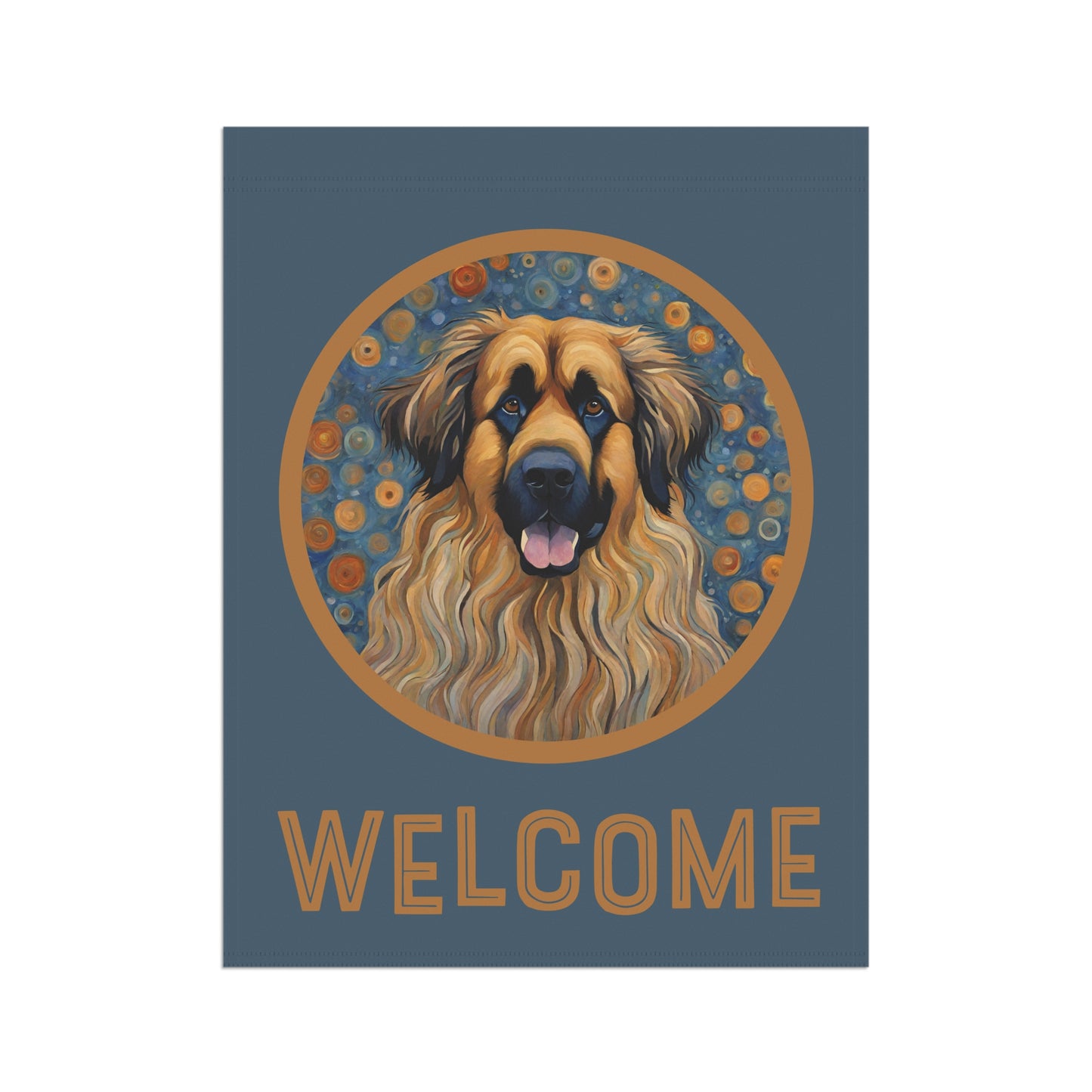 Leonberger Welcome 2-Sided Garden & House Flag/Banner