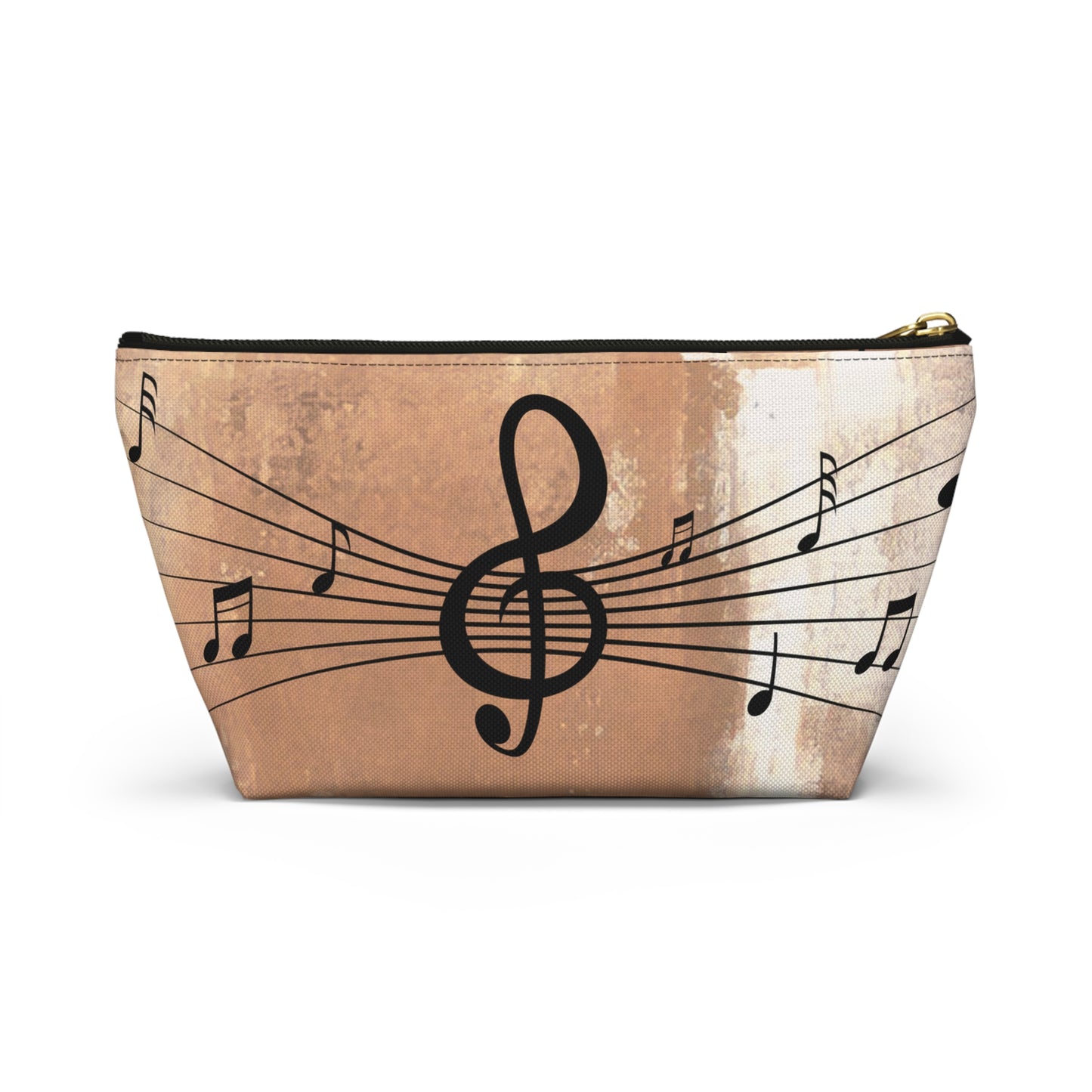 Music Notes Scuff Accessory Pouch w T-bottom