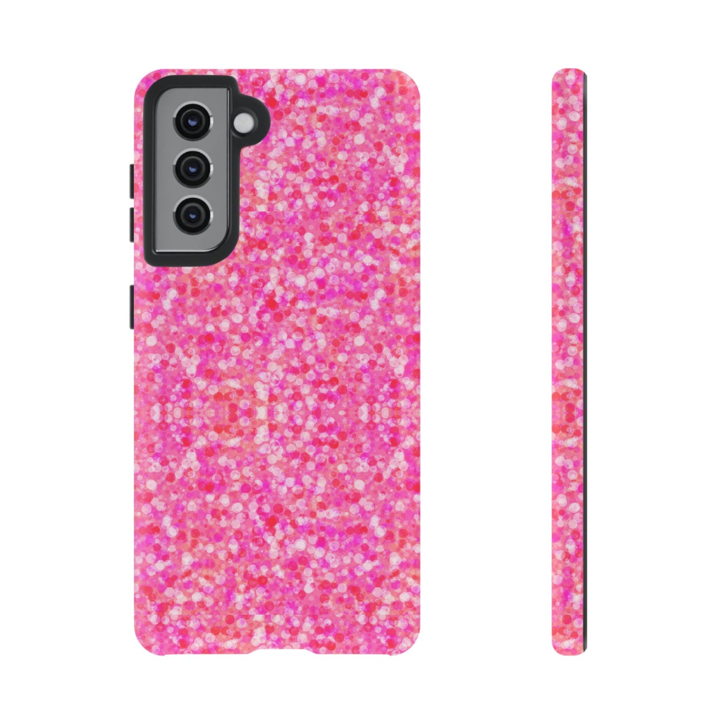 Poppin Pink iPhone Samsung Galaxy Google Pixel Tough Cases