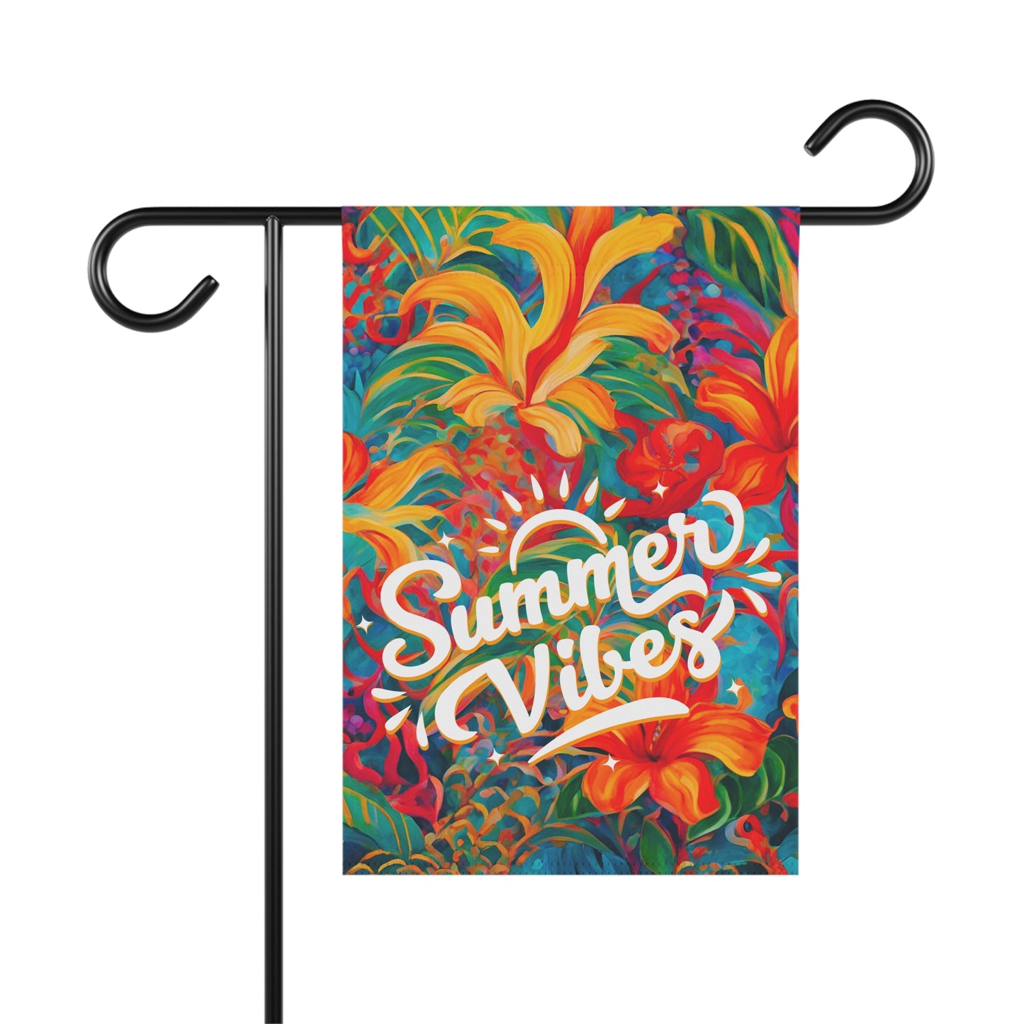 Summer Vibes 2-Sided Garden & House Flag/Banner