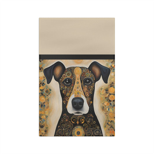 Dogs in the Kitchen- Albert Microfiber Tea Towel