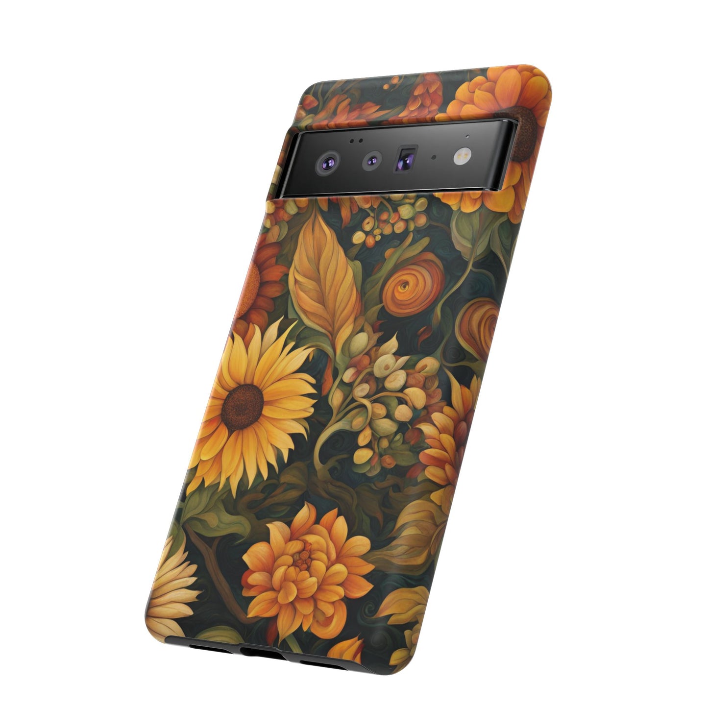 Autumn Flowers iPhone Samsung Galaxy Google Pixel Tough Cases