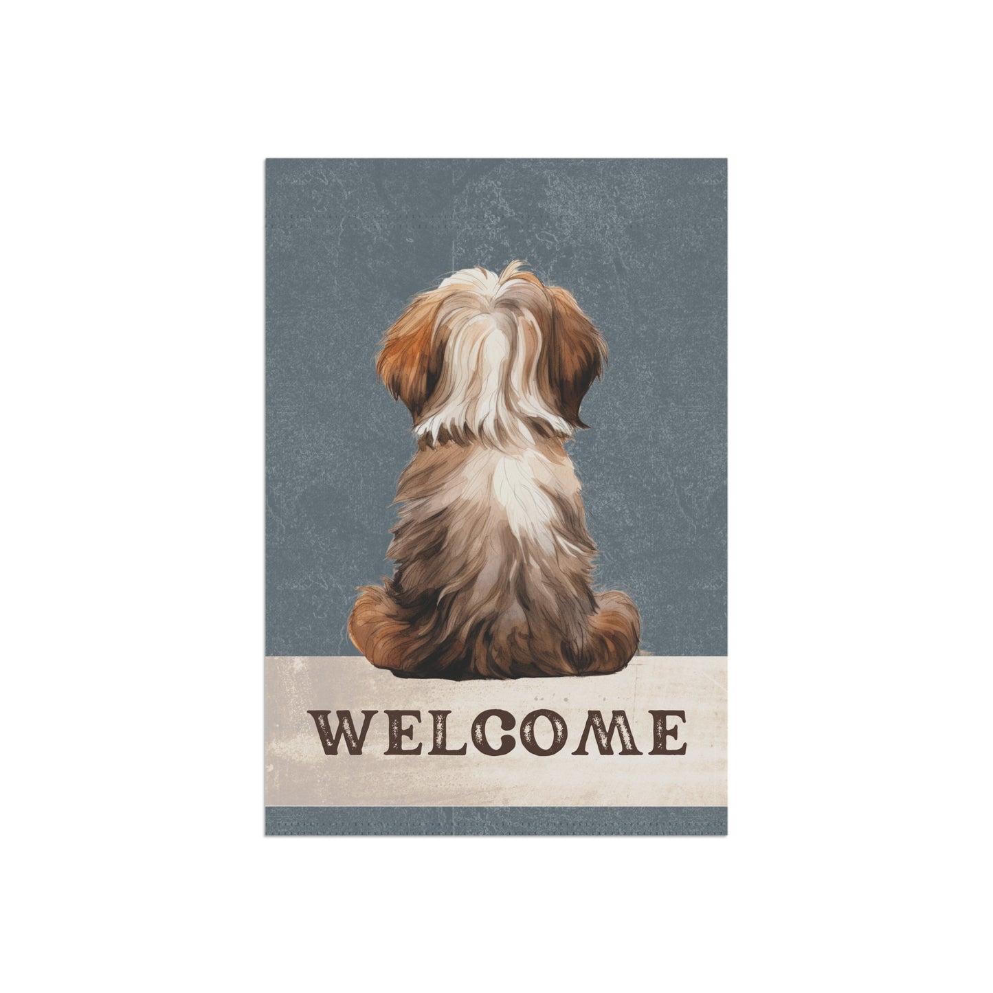 Havanese Welcome 2-Sided Garden & House Flag/Banner